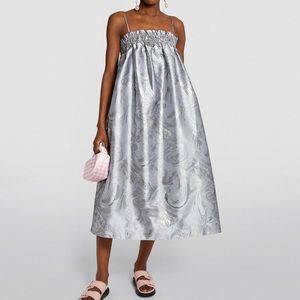 Ganni Shiny Jacquard Dress